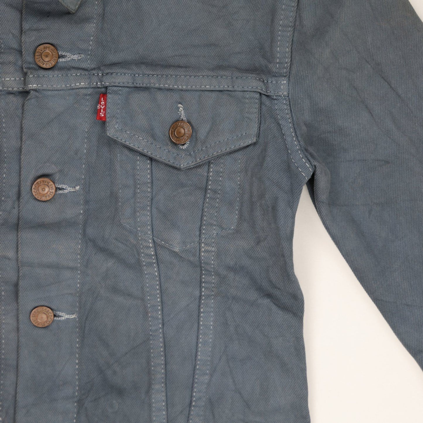 Levi's Vintage Blue Cotton Trucker Jacket Small