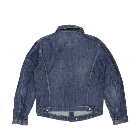 Levi's Vintage Denim Jacket Blue Medium Collared Men's Outerwear