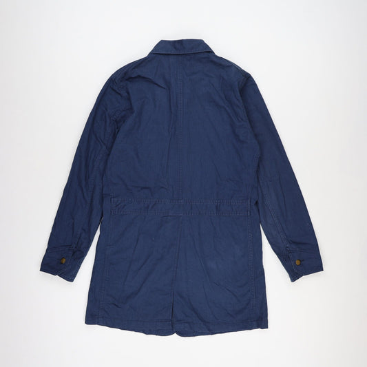 Lee Vintage Navy Chore Jacket Men Size Medium Cotton Collared
