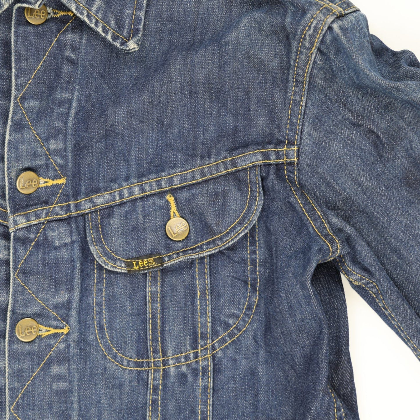 Lee Vintage Blue Denim Jacket Large Cotton