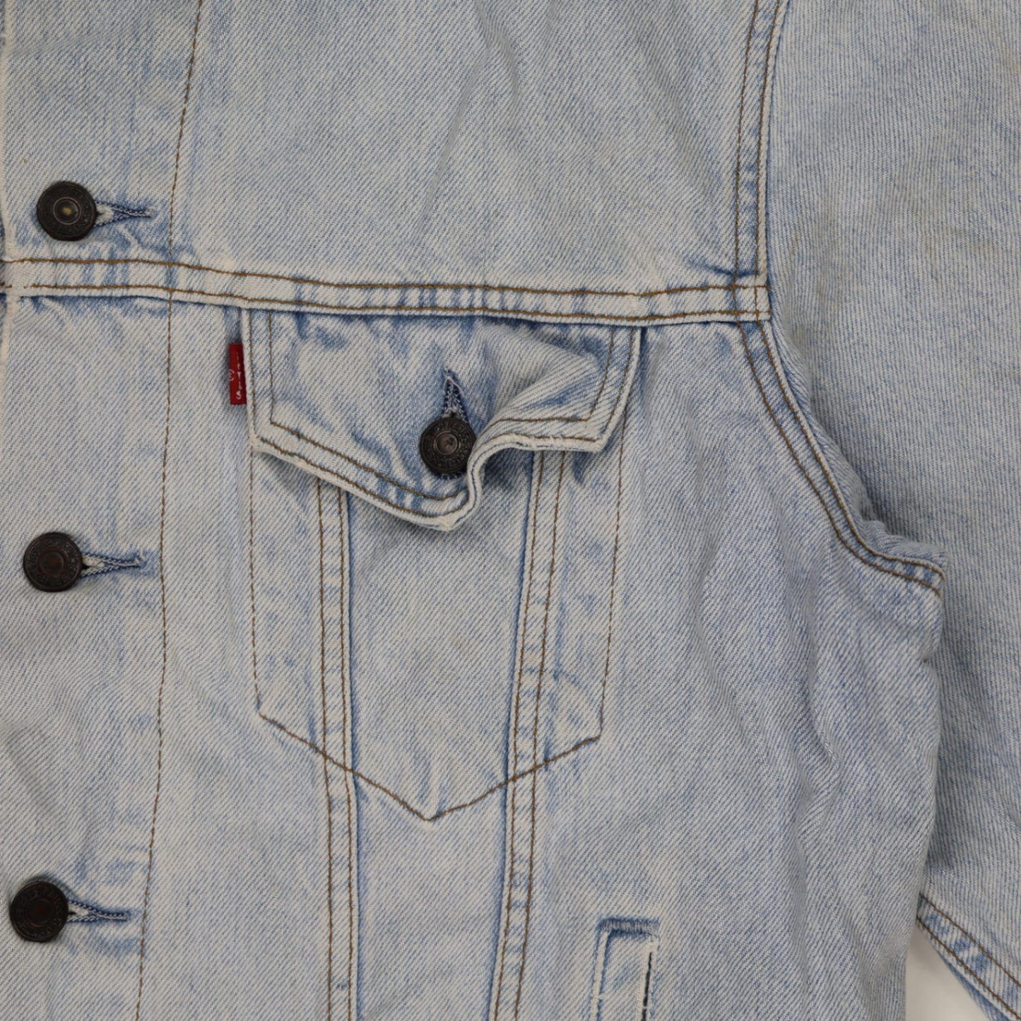 Levi's 70503 Light Blue Vintage Denim Jacket Men's Medium 100% Cotton Collared