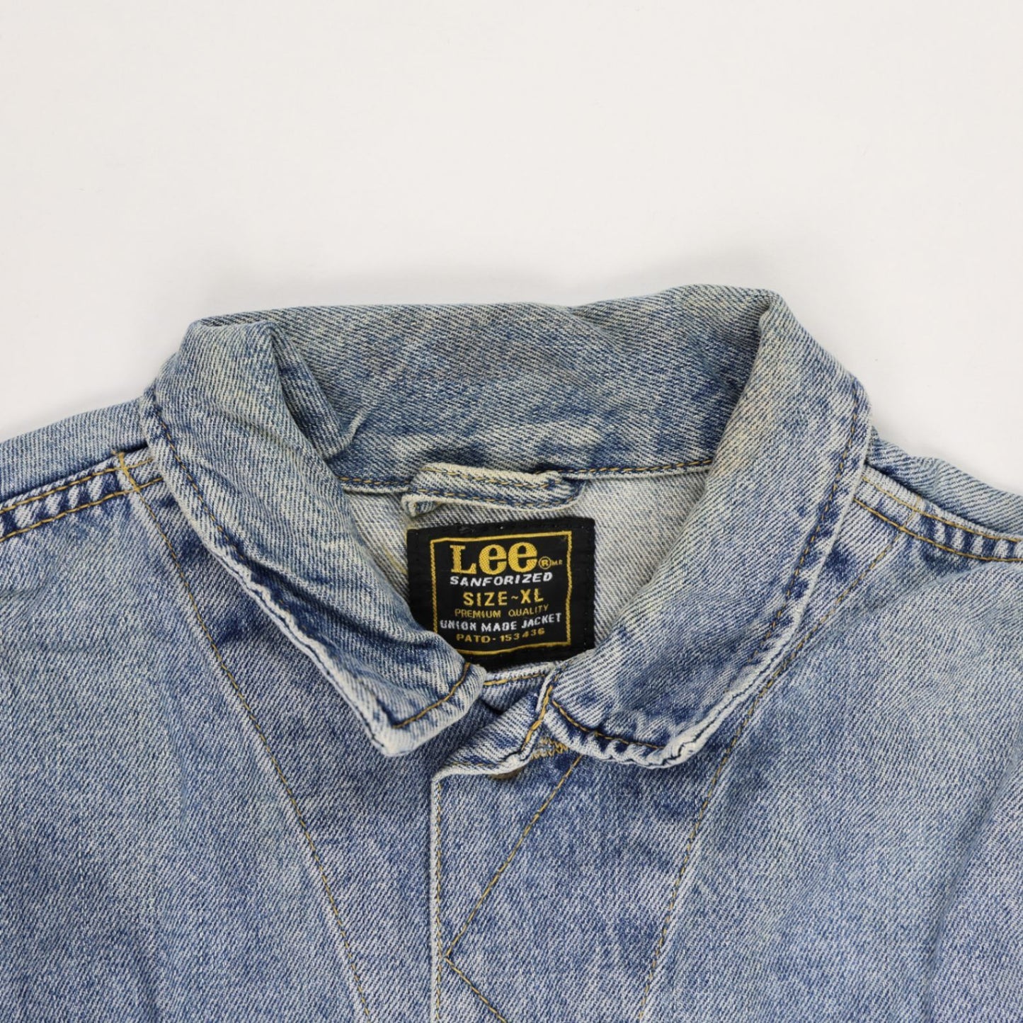 Lee Vintage Rider Denim Jacket Light Blue XL 100% Cotton