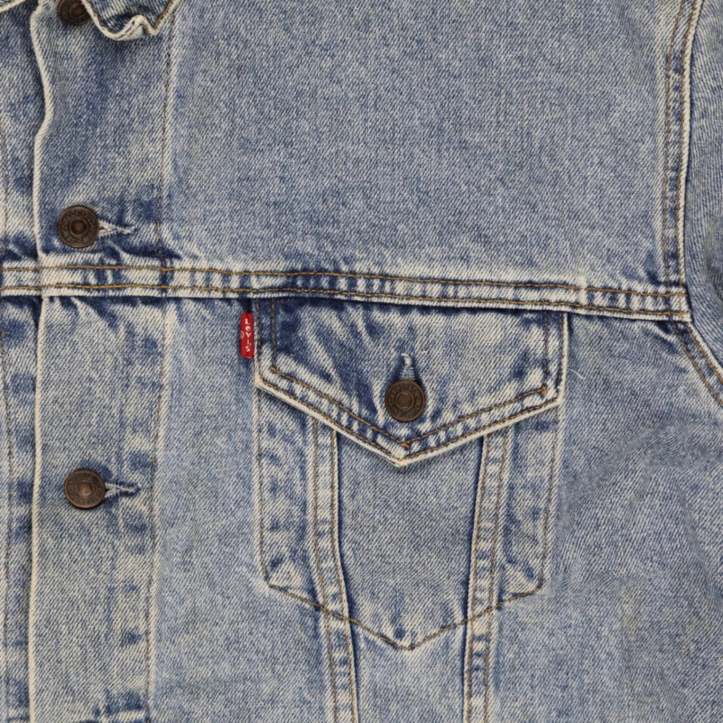 Levi's 70503 XXL Blue Vintage Denim Jacket Cotton Collared