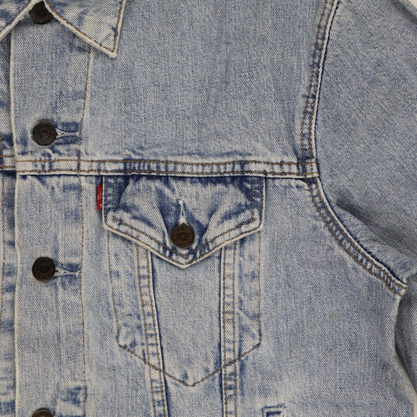 Levi's 70503 Vintage Light Blue Trucker Jacket Men Medium Cotton