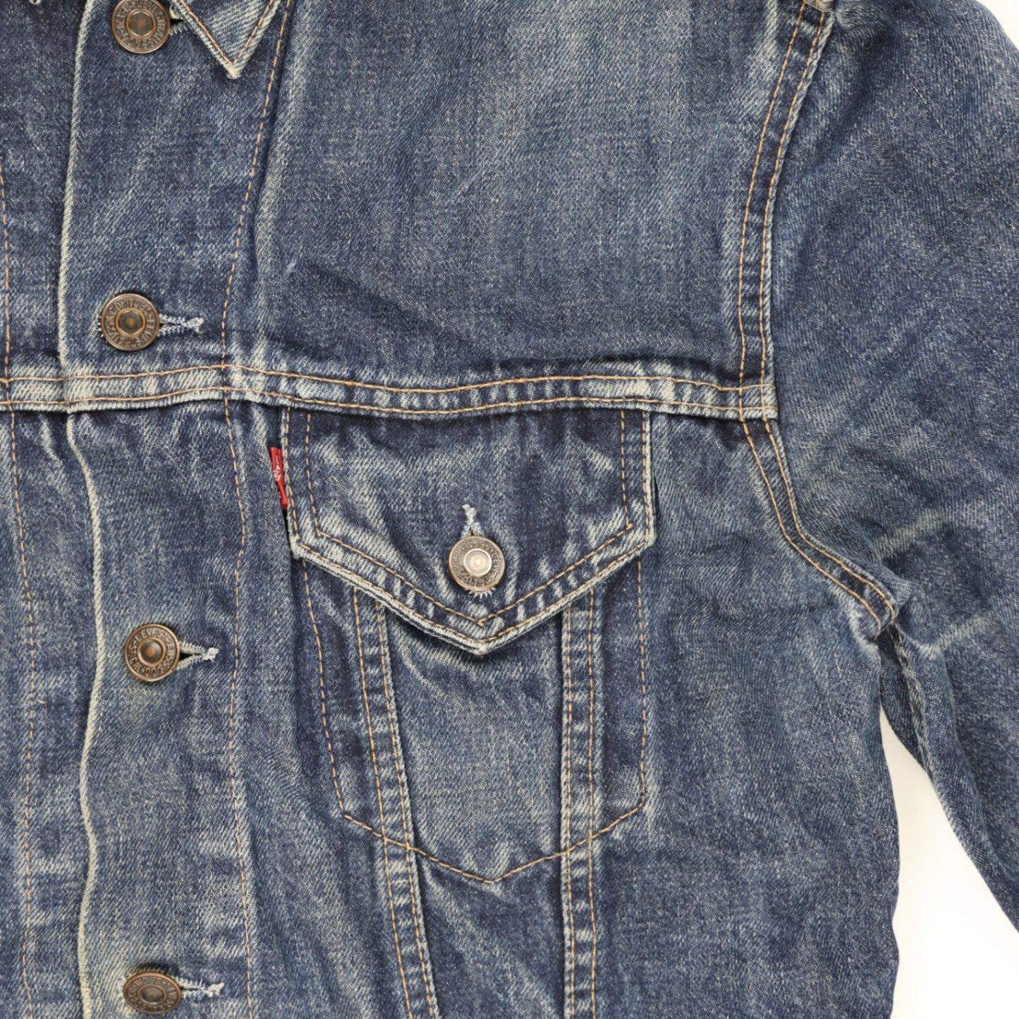 Levi's Vintage Denim Trucker Jacket Blue Large Cotton