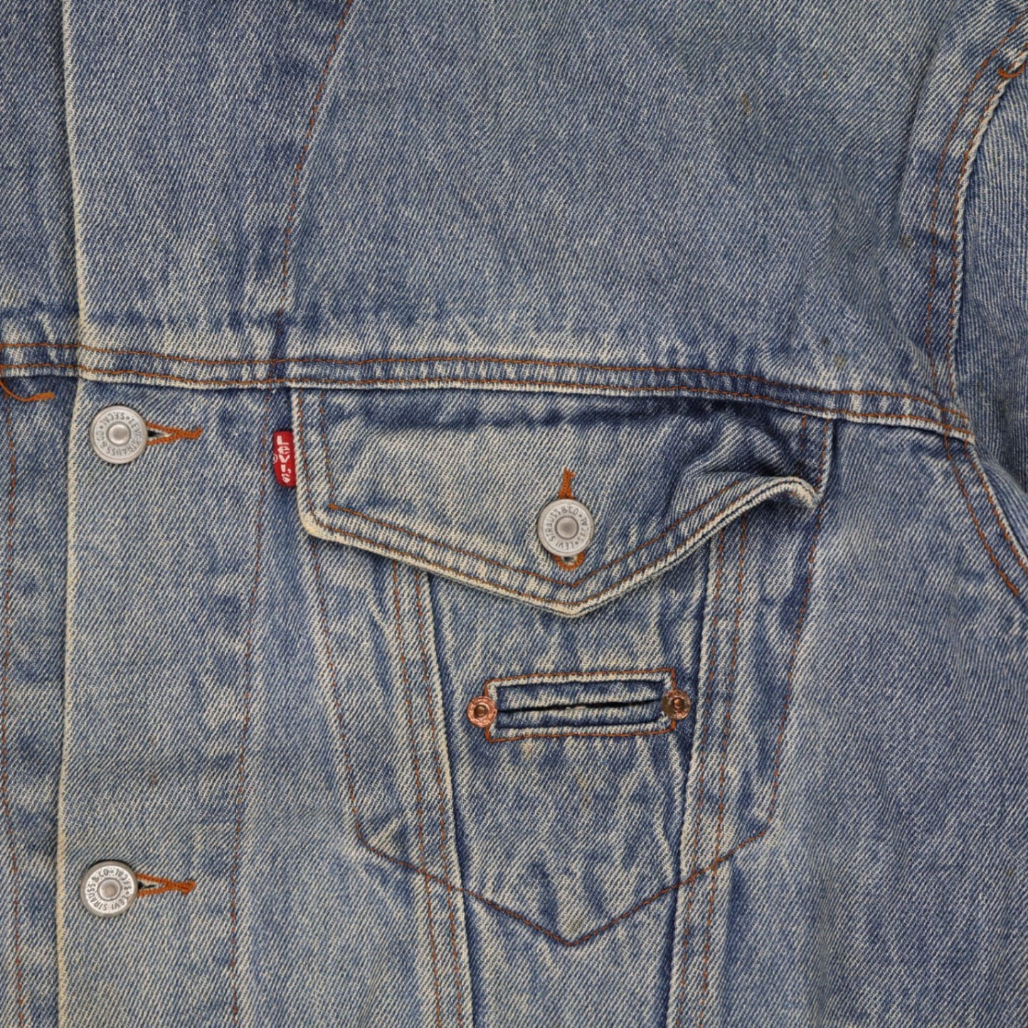 Levi's Vintage Denim Jacket Blue Medium Cotton Denim Size M