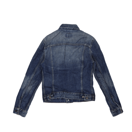Levi's 70590 Classic Blue Denim Trucker Jacket Small Cotton