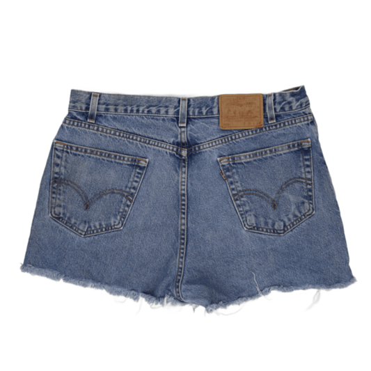Levi's Vintage 505 Regular Fit Denim Shorts Blue W36 L29 100% Cotton