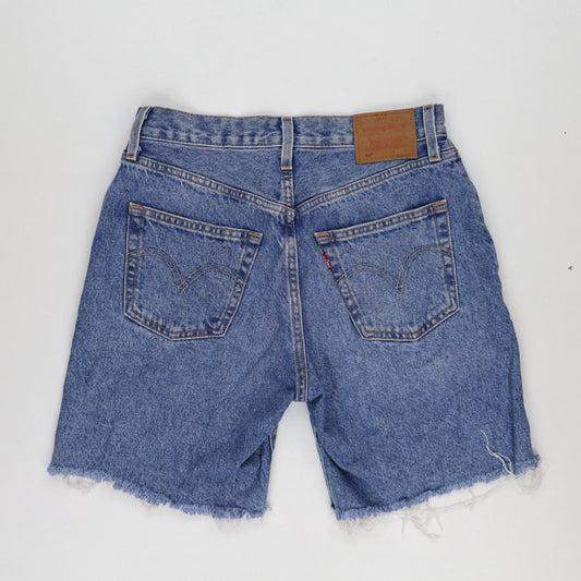Levi's 501 Vintage High Waisted Denim Shorts Blue Size 32 Cotton