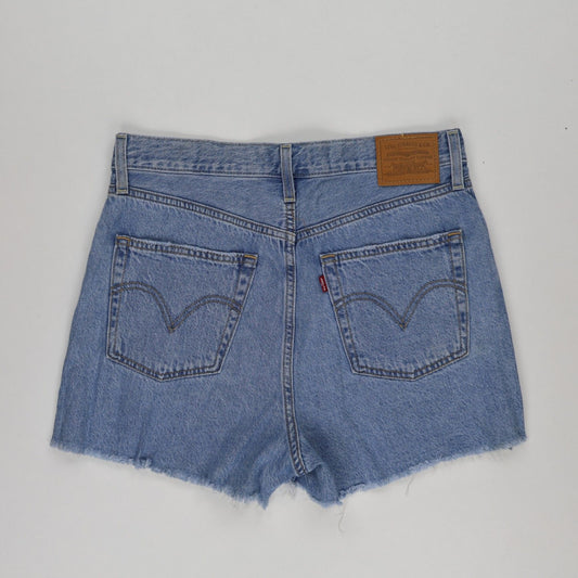 Levi's High Waist Denim Shorts Blue Size 30 100 Percent Cotton Vintage