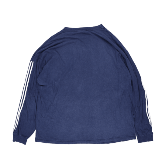 Adidas Navy Blue Long Sleeve Crew Neck T-Shirt 2XL 100 Cotton