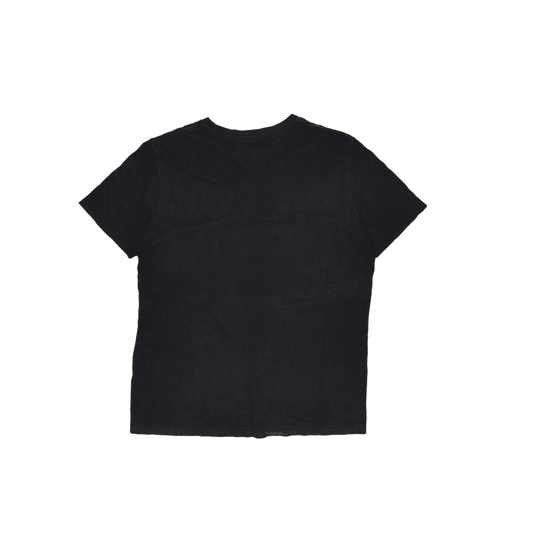 Nautica Black Cotton Short Sleeve T-Shirt for Men Size Medium