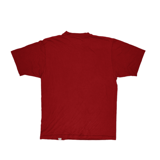 Dickies Red Cotton T-Shirt Medium Crew Neck Casual Mens Shirt