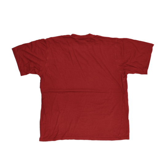 Adidas Classic Red Short Sleeve T-Shirt for Men Size Large Cotton Vintage