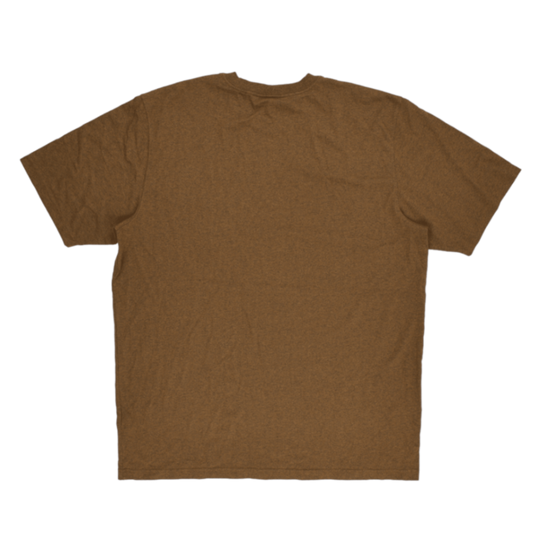 Carhartt Brown Pocket T-shirt XL Tall Cotton Blend Crew Neck Men's Clothing