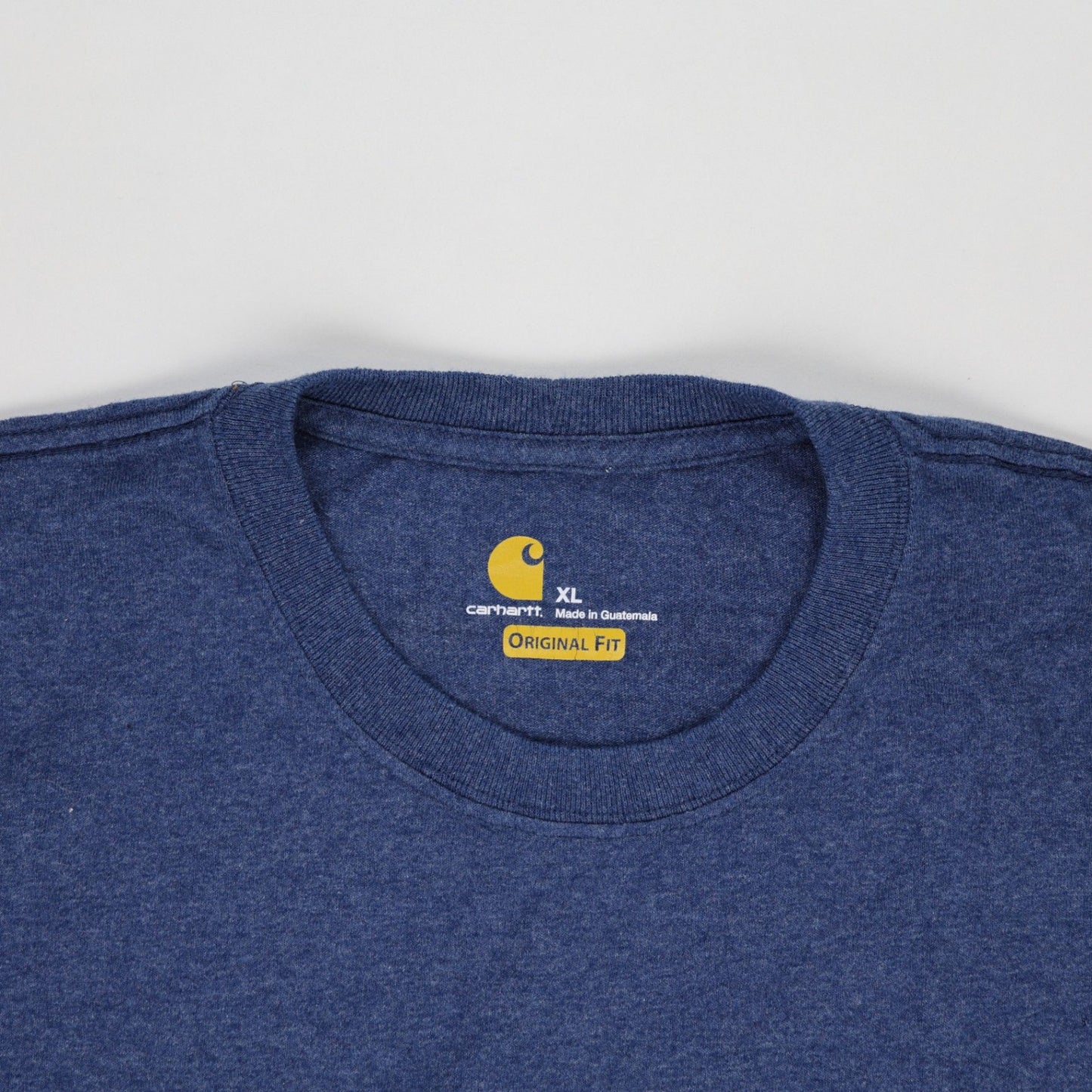 Carhartt XL Original Fit Blue T-Shirt Cotton Crew Neck Casual Men's Clothing