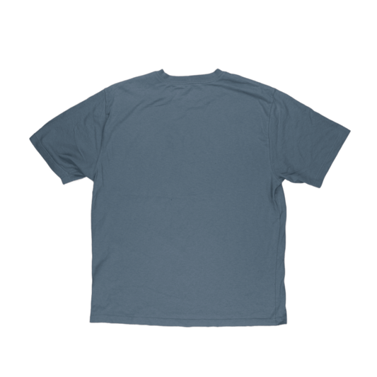 Carhartt Blue Crew Neck T-Shirt Large Cotton Casual Men's Clothing
