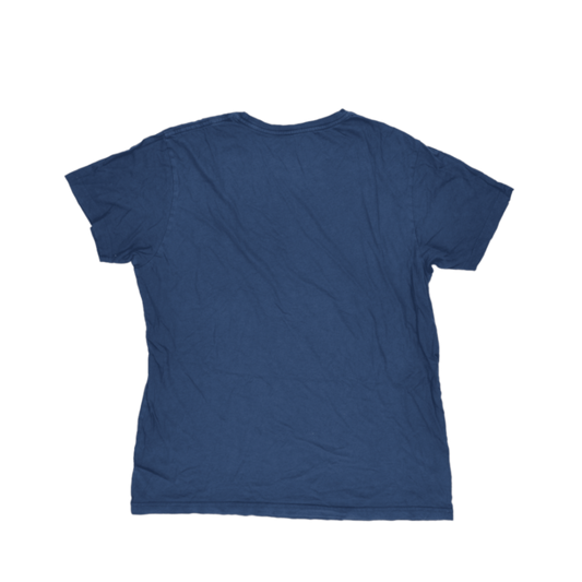 Patagonia Blue Organic Cotton T-Shirt Large Crew Neck Casual Men's Clothing