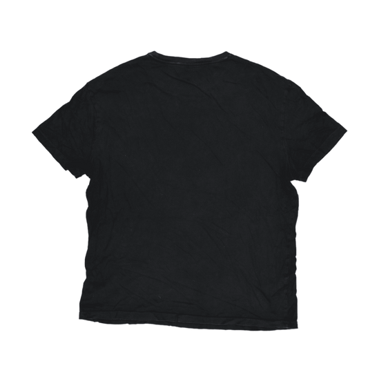 Ralph Lauren Men's Classic Fit Black T-Shirt Large Cotton Crew Neck