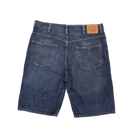 Levi's 569 Loose Fit Denim Shorts Vintage Blue W38 100% Cotton