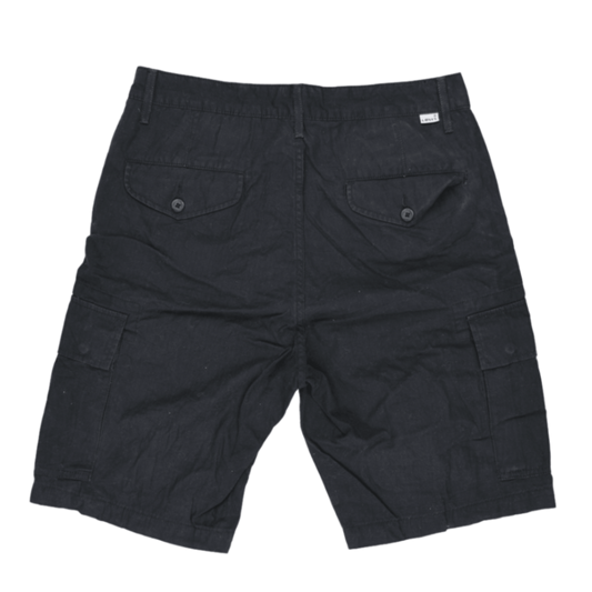 Levi's Black Cargo Shorts for Men Large 100% Cotton 29 cm Inseam