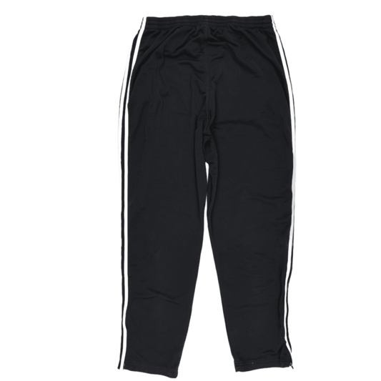 adidas Black Tracksuit Bottoms Men's Size L 80 cm Inseam 42 cm Waist Polyester