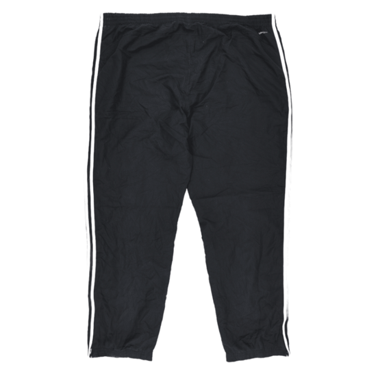 adidas Essentials Black Track Trousers 2XL 48 Waist 80 Inseam Polyester Mens