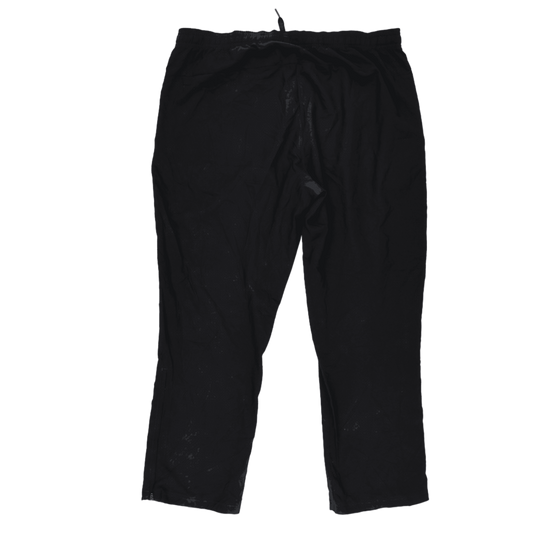 adidas Black Track Trousers Large 77 cm Inseam 40 cm Waist Polyester