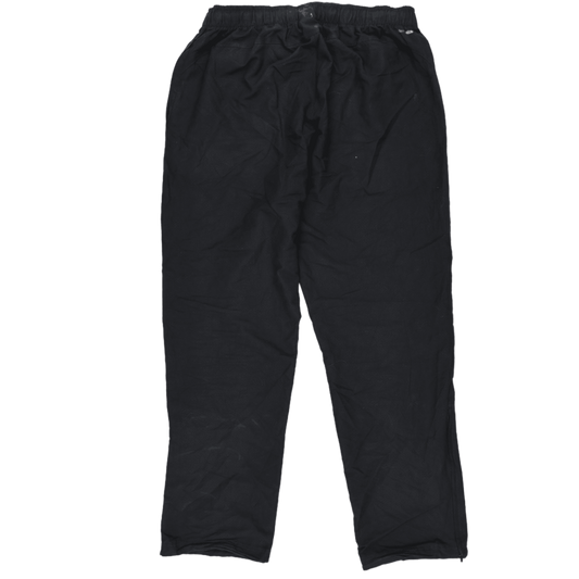adidas Black Track Pants Men's Size L 78 cm Inseam Polyester