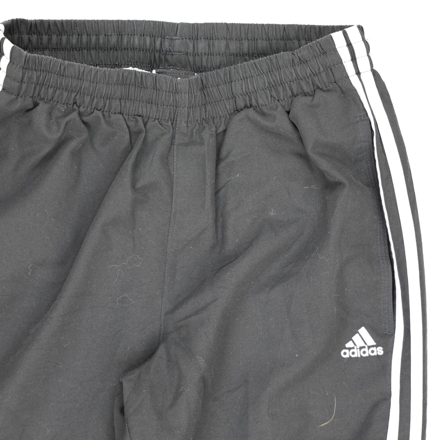 adidas Essentials Black Trackpants Men's Medium 38 Waist 77 Inseam Polyester
