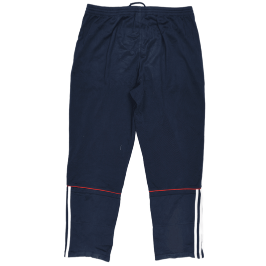 adidas Navy Blue Track Pants Large Polyester Vintage Men's Clothing