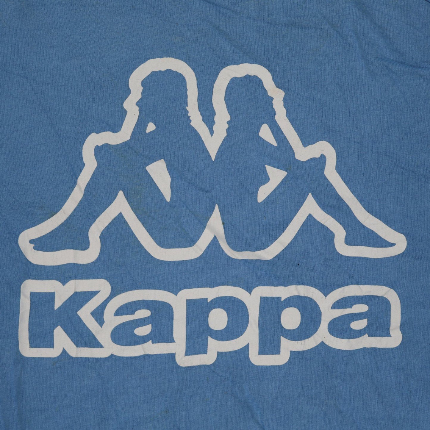 Kappa Vintage Blue Pullover Sweatshirt XX-Large Cotton Blend Crew Neck