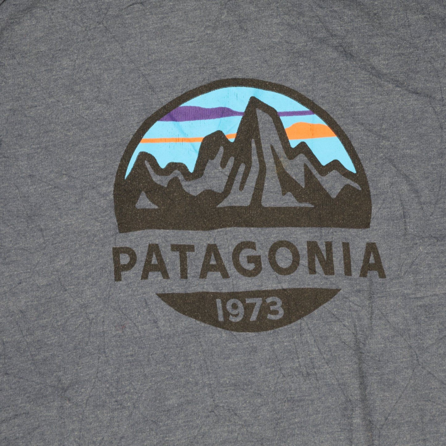 Patagonia 1973 Organic Cotton Blue Crewneck Sweatshirt Men's Medium