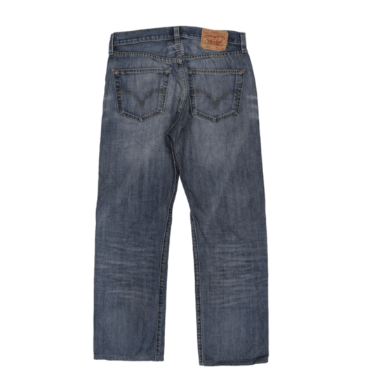 Levi's 501 Original Fit Blue Denim Jeans W32 L34 Cotton Denim Straight Leg