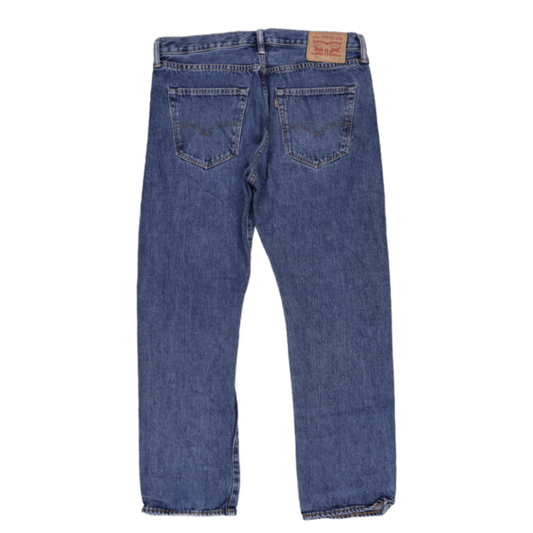 Levi's 501 Original Fit Straight Leg Blue Jeans W34 L30 100% Cotton Vintage Men's Clothing