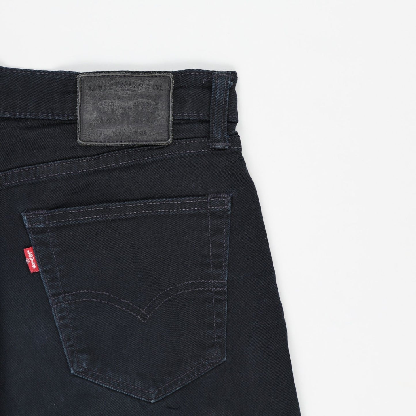 Levi's 511 Slim Fit Black Denim Jeans W33 L32 Cotton Blend