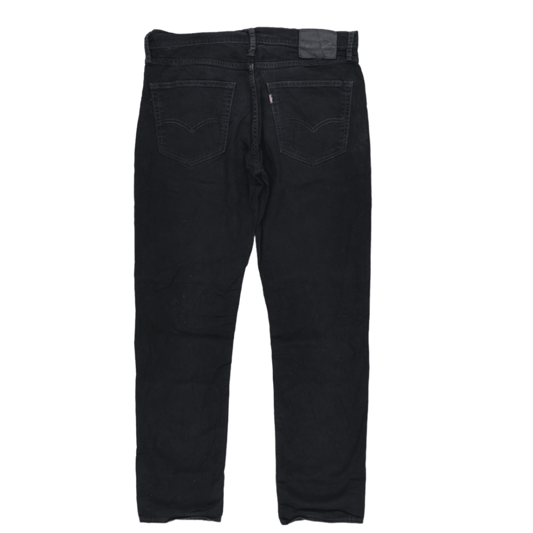 Levi's 511 Black Slim Fit Stretch Jeans W32 L32 Cotton Blend