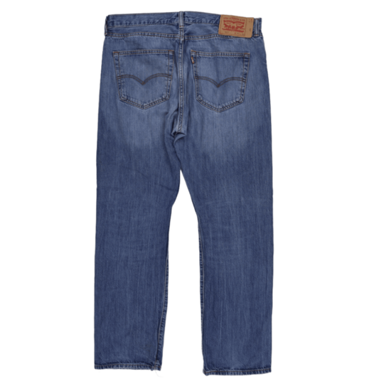 Levi's 501 Blue Straight Fit Jeans W36 L32 100 Percent Cotton