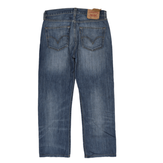 Levi's 501 Straight Fit Jeans Blue W33 L34 Vintage Denim