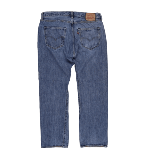 Levi's 501 Men's Blue Straight Fit Vintage Jeans W34 L30 Cotton