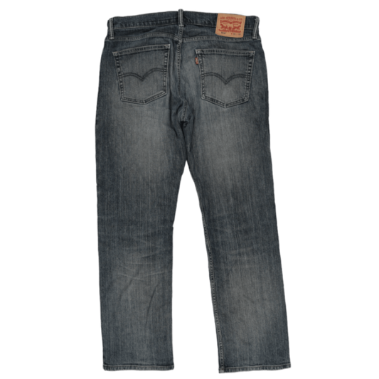 Levi's 514 Straight Fit Jeans Blue W34 L32 Cotton Men's Clothing