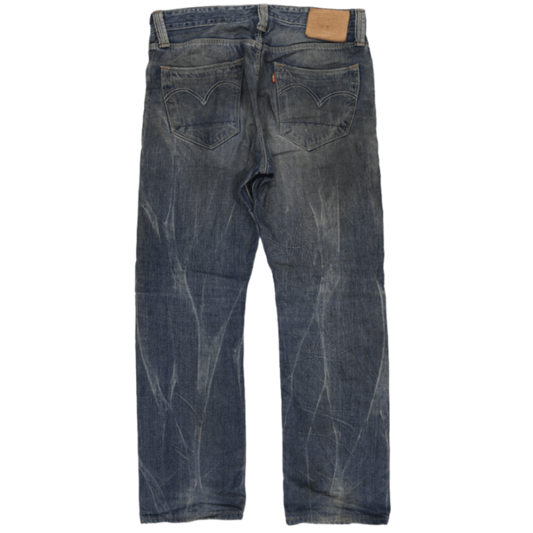 Levi's 501 Vintage Faded Blue Straight Leg Jeans W32 L32 Cotton