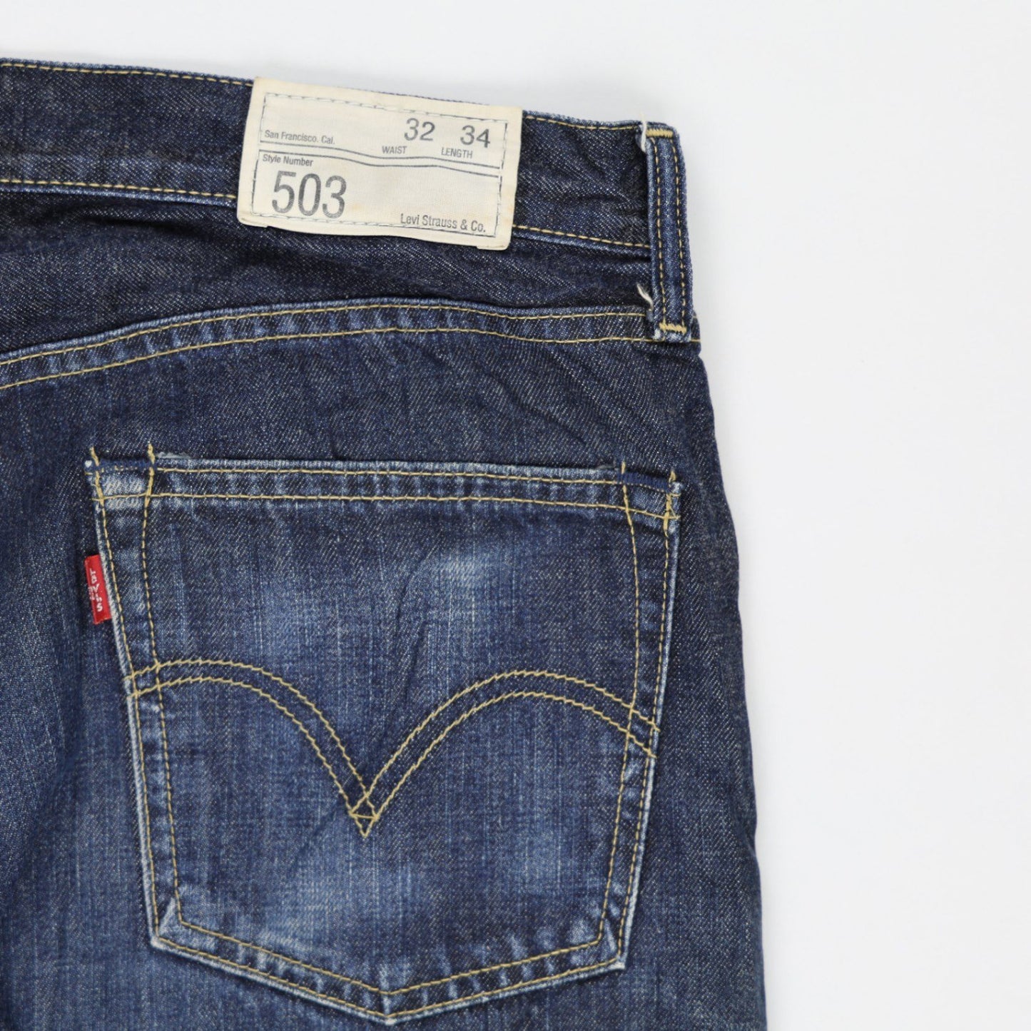 Levi's 503 Men's Vintage Blue Jeans W32 L34 100 Cotton Classic Fit