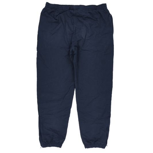 Reebok Navy Blue Tracksuit Bottoms Large Polyester Blend Vintage Joggers