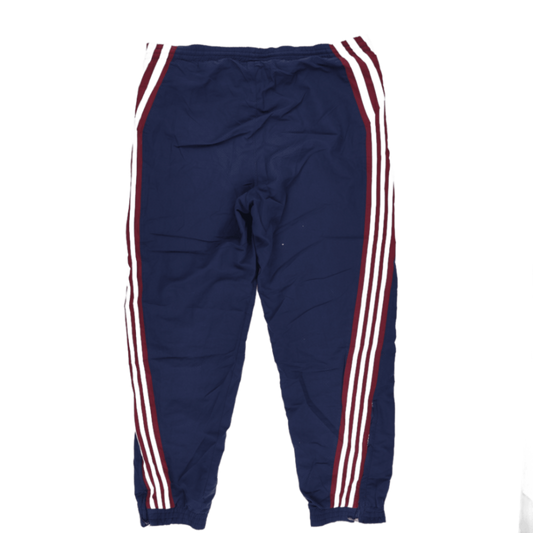 Adidas Track Pants Navy Blue Medium Polyester 75 cm Inseam 38 cm Waist Size