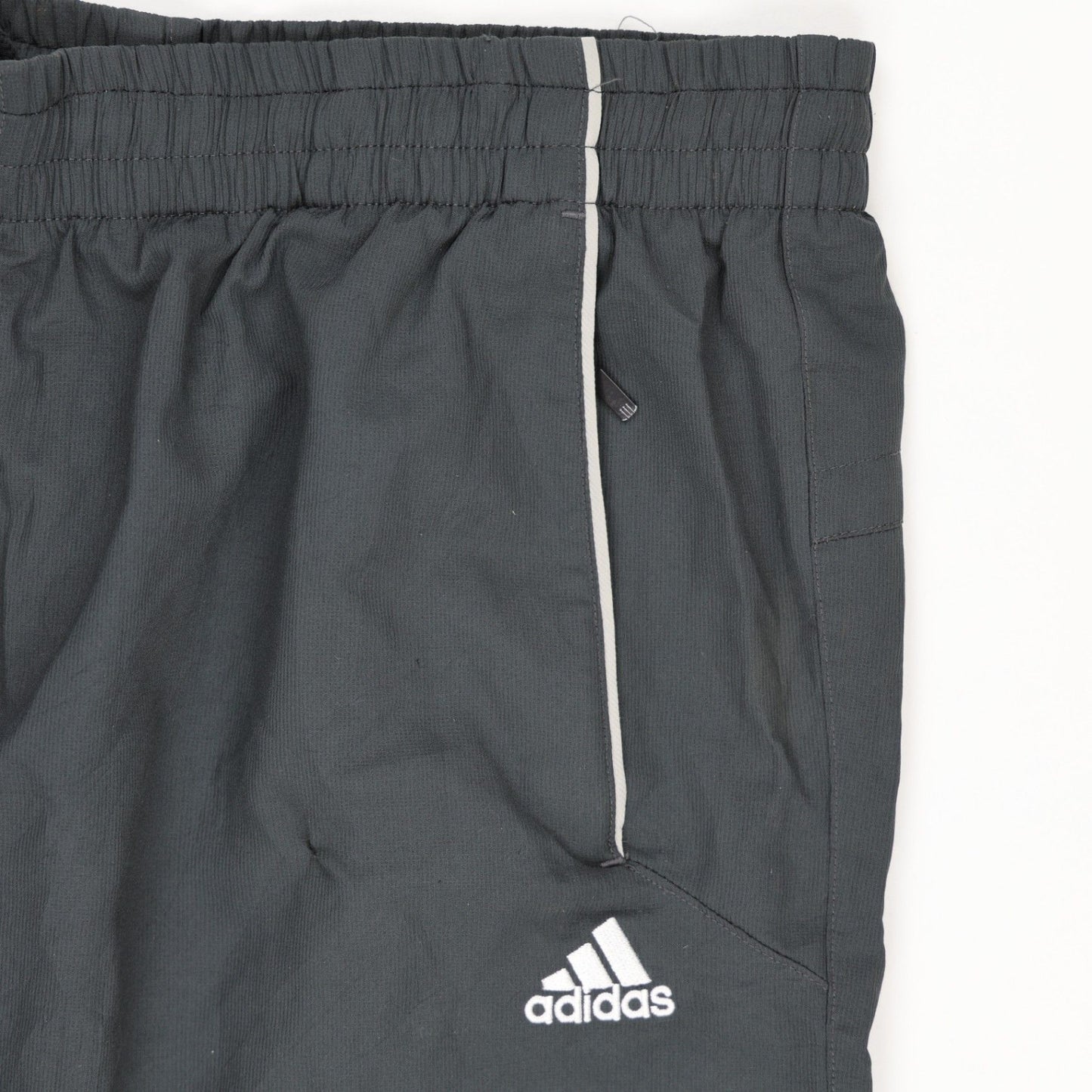 adidas Black Track Pants Large Polyester Men's Trousers