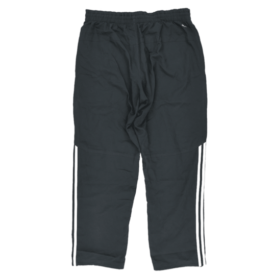 adidas Black Track Pants Large Polyester Men's Trousers