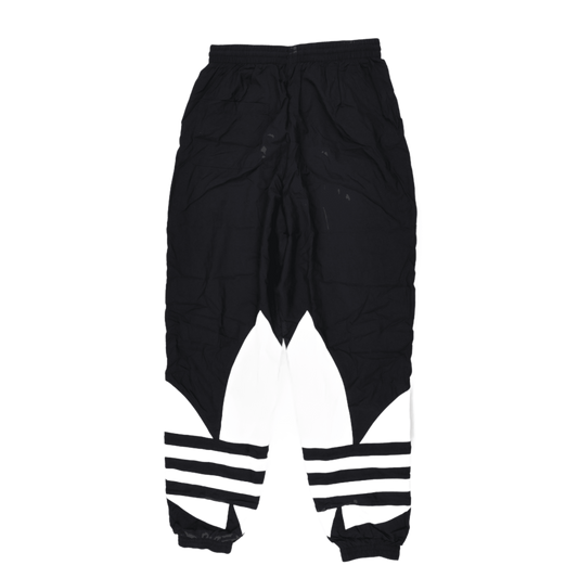 Adidas Originals Black Trefoil Retro Track Pants Medium 76 cm Inseam Polyester Vintage