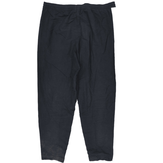 adidas Black Track Trousers Men's Size L 76 cm Inseam 86 cm Waist Polyester