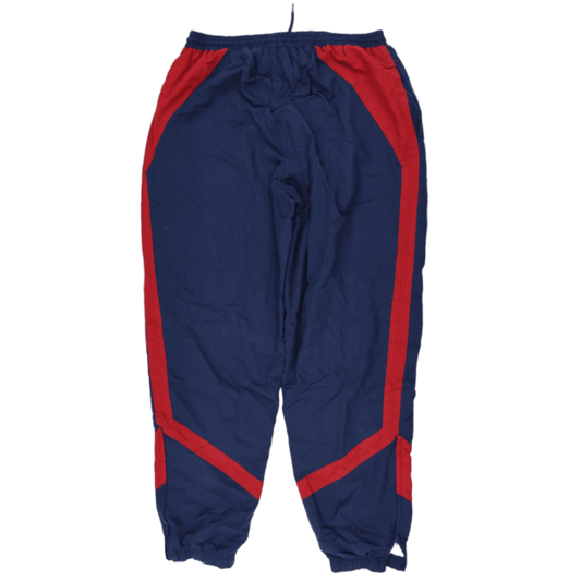 adidas Vintage Track Bottoms Navy Blue Red XL 42 Inseam Polyester